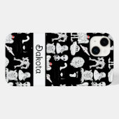 Personalisiertes UFO, Alien, Bigfoot Cryptid Case-Mate iPhone Hülle (Rückseite (Horizontal))