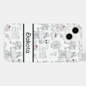 Personalisiertes UFO, Alien, Bigfoot Cryptid Case-Mate iPhone Hülle (Rückseite (Horizontal))