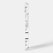 Personalisiertes UFO, Alien, Bigfoot Cryptid Case-Mate iPhone Hülle (Rückseite / Links)