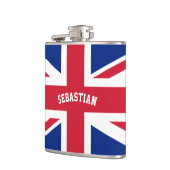 Personalisiertes UK Vereinigtes Königreich Jack Fl Flachmann (Links)