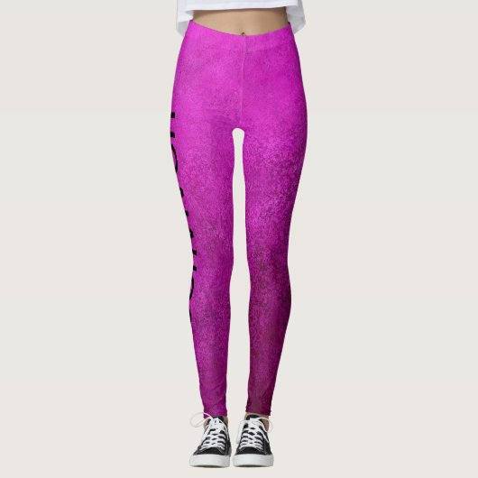 Personalisiertes Umfeld leicht zu gestalten Leggings (Vorderseite)