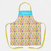 Personalisiertes Umgedreht Flop-Muster Schürze (Vorderseite)