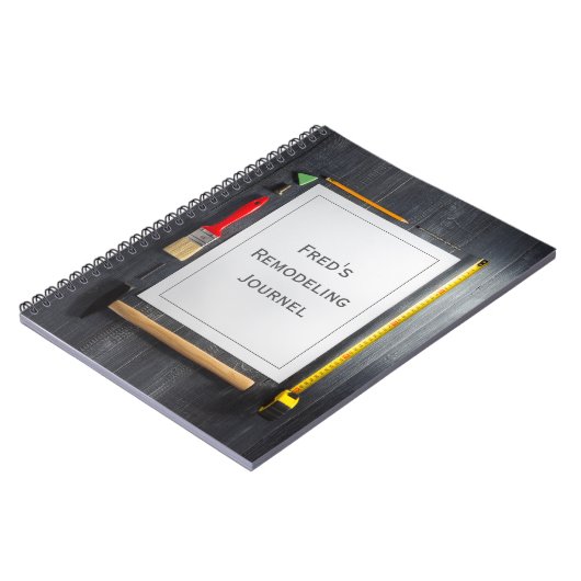 Personalisiertes Umgestaltungsgerät Notizblock (Linke Seite)