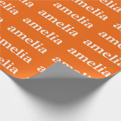Personalisiertes Umreifungspapier mit wiederholtem Geschenkpapier (Ecke)