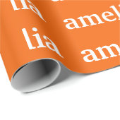 Personalisiertes Umreifungspapier mit wiederholtem Geschenkpapier (Rolleneckpunkt)