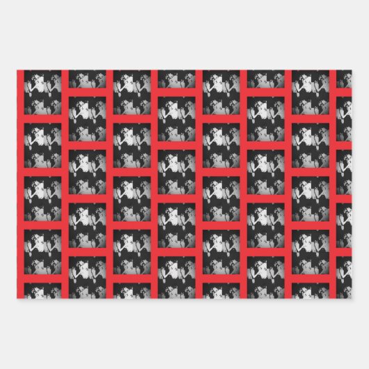 Personalisiertes Umschlagpapier - Set von 3 Geschenkpapier Set (Vorderseite)