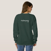 Personalisiertes Unartig oder Nett Hässliches Weih Sweatshirt (Schwarz voll)