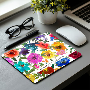 Personalisiertes und feines Watercolor Mousepad