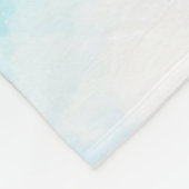 Personalisiertes Unicorn Rainbow Baby Girl Gift Ba Fleecedecke (Ecke)