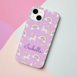Personalisiertes Unicorn Rainbow Sparkle iPhone Ca Case-Mate iPhone 14 Hülle