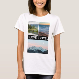 Personalisiertes Unikat-Foto-Collage-T-Shirt T-Shirt