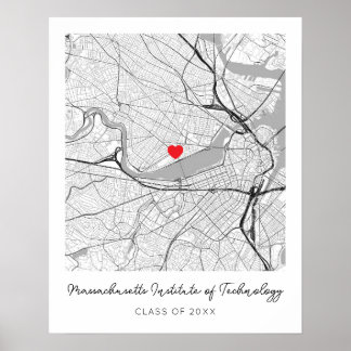 Personalisiertes Universitätsposter von Massachuse Poster