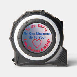 Personalisiertes "Unser Papa" Herz Maßband
