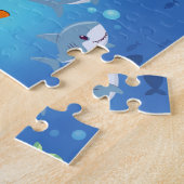Personalisiertes Unter dem Meer Kindername-Puzzle  Puzzle (Seite)
