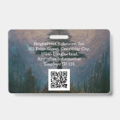 Personalisiertes Unternehmen Ausweis (Rückseite)