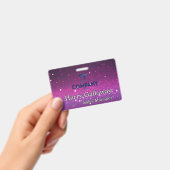 Personalisiertes Unternehmen Ausweis (Handheld)