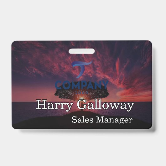 Personalisiertes Unternehmen Ausweis (Vorderseite)