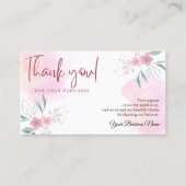 Personalisiertes Unternehmen dank Karte (Vorderseite)