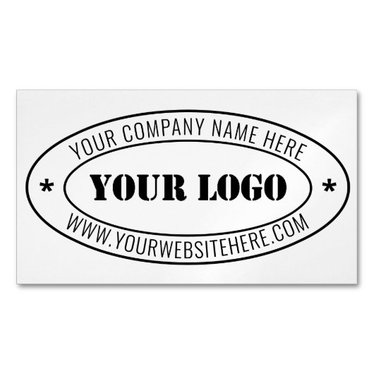 Personalisiertes Unternehmen für den Text von Firm Magnetische Visitenkarte (Vorderseite)