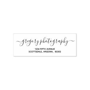 Personalisiertes Unternehmen / Rücksendeadresse Permastempel