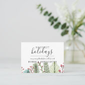 Personalisiertes Urlaubsgeschäft Visitenkarte (Stehend Vorderseite)