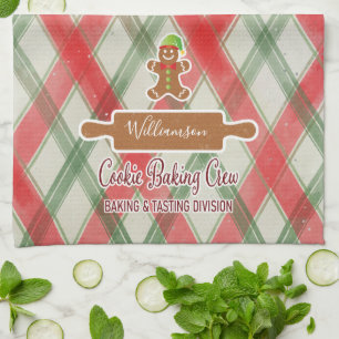 Personalisiertes Urlaubskochen Mit Monogramm backe Geschirrtuch