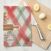 Personalisiertes Urlaubskochen Mit Monogramm backe Geschirrtuch (Viertel Falte)