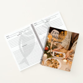 Personalisiertes Urlaubsrezeptbuch Notizblock