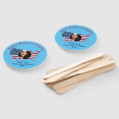 Personalisiertes US-Flag Map American Citizen Foto Fächer (Non-assembled)