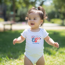 Personalisiertes USA-Baby-Body