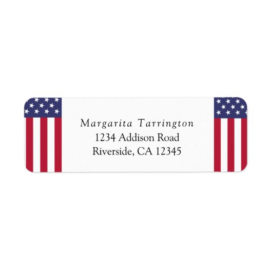 Personalisiertes USA-Flag-Image (Vorne)