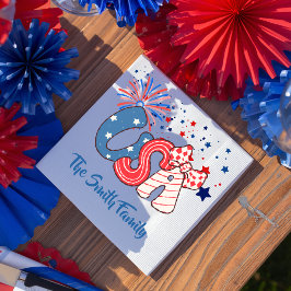 Personalisiertes USA-Papiertuch Serviette