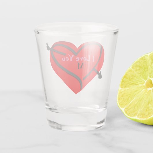Personalisiertes Valentin Schnapsglas (Rückseite)