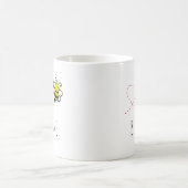 Personalisiertes Valentinangebot - Cartoon für Bie Kaffeetasse (Mittel)