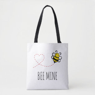 Personalisiertes Valentinangebot - Cartoon für Bie Tasche