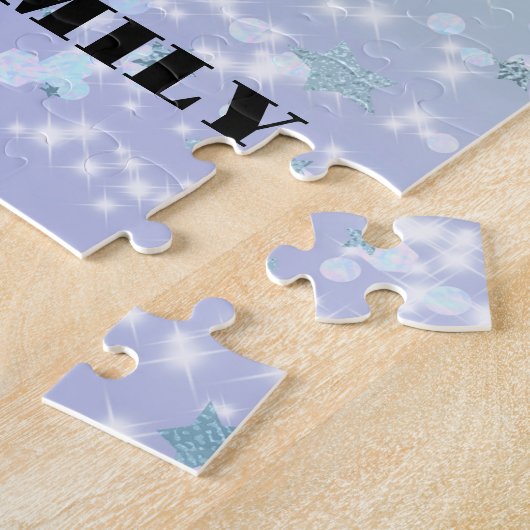 Personalisiertes Valentiner Pärchen Jigsaw Puzzle (Seite)
