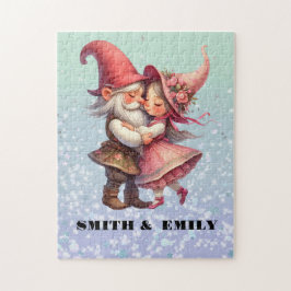 Personalisiertes Valentiner Pärchen Jigsaw Puzzle