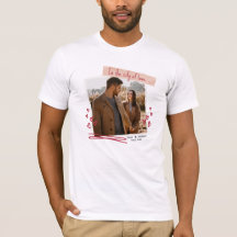 Personalisiertes Valentins-T-Shirt mit Foto & Name