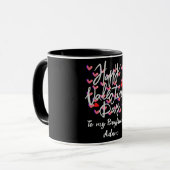 personalisiertes Valentinspaar Tasse (Vorderseite Links)