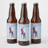 Personalisiertes Valentinstag-Bierflaschen-Etikett Bierflaschenetikett (Flaschen)