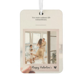Personalisiertes Valentinstag-Foto-Geschenk Autolufterfrischer