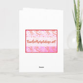 Personalisiertes Valentinstag-Foto Karte (Rückseite)