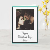 Personalisiertes Valentinstag-Foto Karte (Gelbe Blume)