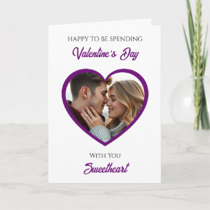 Personalisiertes Valentinstag-Foto   Mein Favorit  Karte