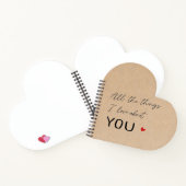 Personalisiertes Valentinstag-Geschenk für Freund Notizblock (Innenseite)