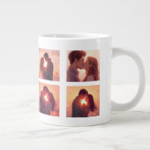 Personalisiertes Valentinstag-Geschenk Jumbo-Tasse (Rechts)