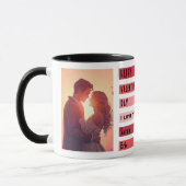 Personalisiertes Valentinstag-Geschenk Tasse (Links)