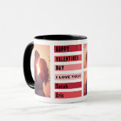 Personalisiertes Valentinstag-Geschenk Tasse (Vorderseite Links)