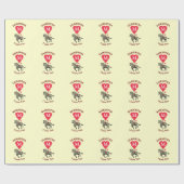 Personalisiertes Valentinstag Geschenkpapier (Flach)