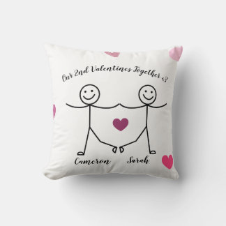 Personalisiertes Valentinstag-Kissen Kissen